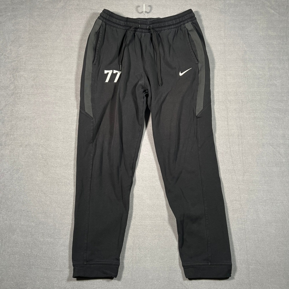 Nike Therma-FIT Luka Doncic 77 Mid Rise Sweatpants Mens XL Black Polyester Blend